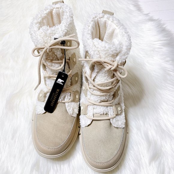 NEW Sorel Explorer II Joan Cozy Women Size 7.5 Ancient fossil/sea salt - Picture 10 of 10